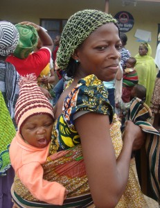 Nigerian mother and baby.